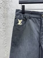 Lv 25Ss new black cotton turn-up shorts - 图片 4