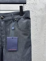 Lv 25Ss new black cotton turn-up shorts - 图片 5