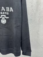 Prada Chest Logo Appliqué Sweater 1 - 图片 7
