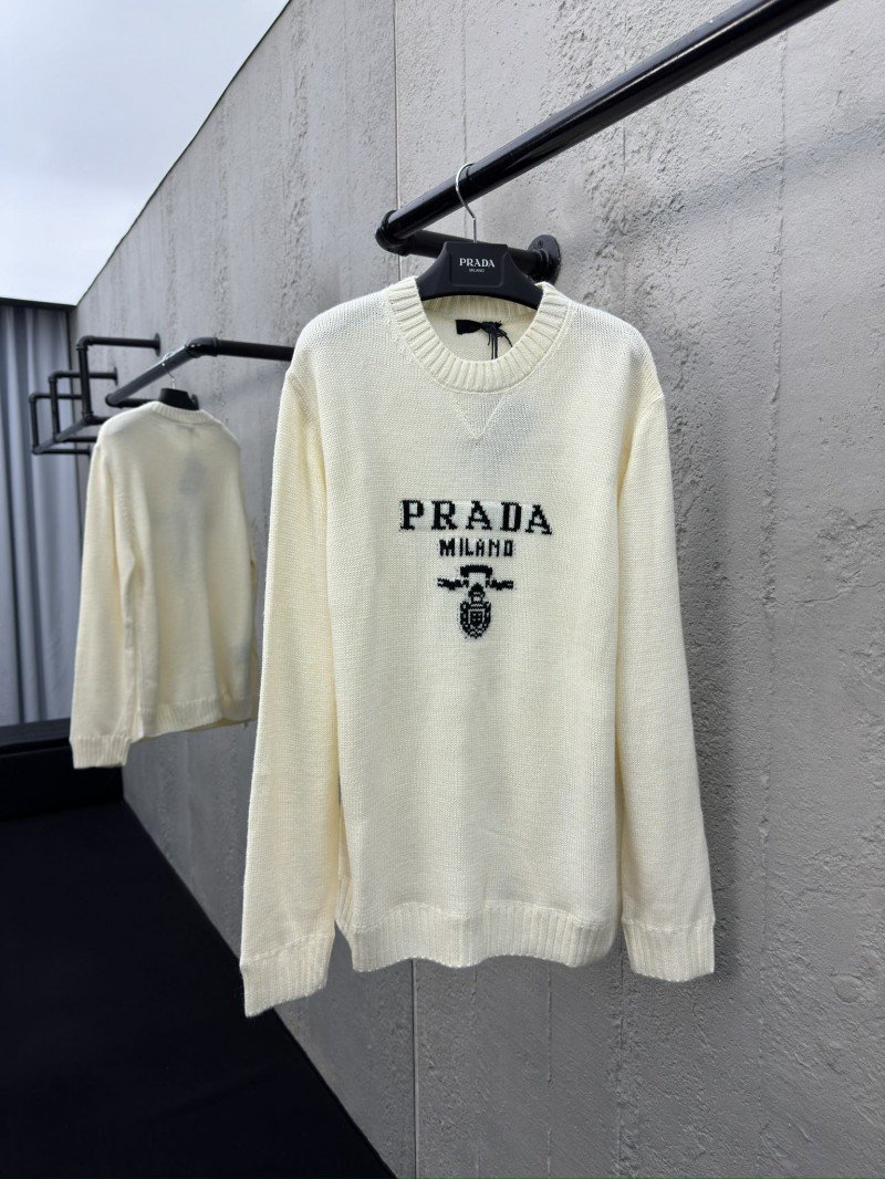 wsxc1754452089789_0.jpg Prada Chest Logo Appliqué Sweater 2 - 图片 1