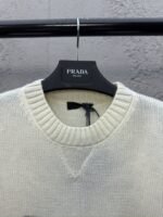 Prada Chest Logo Appliqué Sweater 2 - 图片 3