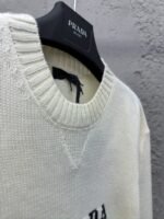 Prada Chest Logo Appliqué Sweater 2 - 图片 8