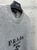 Prada Chest Logo Appliqué Sweater 3 - 图片 8
