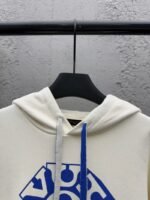Lv letter print hooded sweatshirt - 图片 3