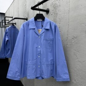 Miu Miu 24SS Poplin Textured Shirt 2