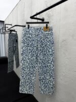 Lv jacquard workwear jeans - 图片 2