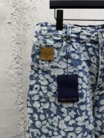 Lv jacquard workwear jeans - 图片 4