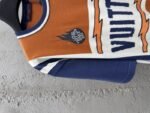 Lv Crew Neck Flame Jacquard Woolen Short Sleeve - 图片 4