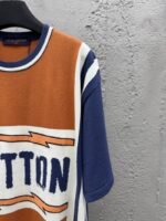 Lv Crew Neck Flame Jacquard Woolen Short Sleeve - 图片 5