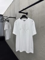 Dior Co-Branded Plain Knit Short Sleeve T-Shirt 1