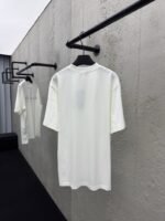 Dior Alphabet Printed Washed And Rubbed Short Sleeve 2 - 图片 2