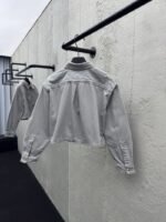 Lv washed and burned denim jacket jacket 1 - 图片 2