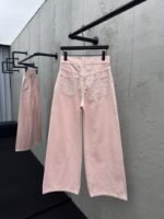 Lv washed and burnished wide leg jeans 2 - 图片 2