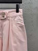 Lv washed and burnished wide leg jeans 2 - 图片 5