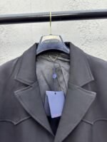 Lv Wool Halo Button Blazer - 图片 3