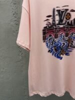 Lv Jacquard Round Neck Short Sleeve T-Shirt - 图片 6