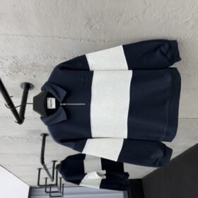 Miu Miu Embroidered Logo Color Block Polo Shirt