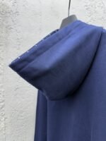 Lv Solid Color Drawstring Hooded Long Sleeve Sweatshirt 2 - 图片 9