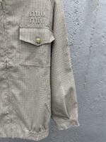 Miu Miu Plaid Belted Jacket - 图片 7