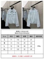 Miu Miu Solid Color Letter Logo Zipper Long Sleeve Jacket Coat - 图片 10