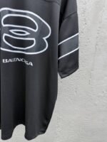 Balenciaga Fw25 Letter Print Crew Neck Pullover Short Sleeve T-Shirt 2 - 图片 7