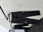 LV Solid Color Letter Embroidery Casual Workwear Pants 1