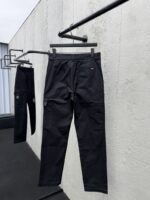 LV Solid Color Letter Embroidery Casual Workwear Pants 1 - 图片 2
