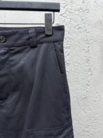 LV Solid Color Letter Embroidery Casual Workwear Pants 1 - 图片 5