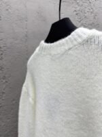 LV Embroidered Pearl Logo Knit Sweater - 图片 9