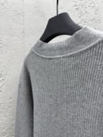 Dior Embroidered V-Neck Wool Knit Sweater - 图片 9