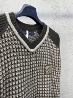 LV jacquard cotton knit vest - 图片 8