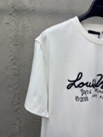 LV Special Printed Embroidered Short-Sleeved T-Shirt - 图片 4
