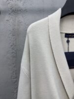 LV Hand-stitched logo wool cardigan - 图片 4