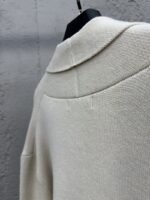 LV Hand-stitched logo wool cardigan - 图片 9