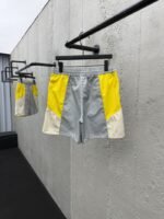 LV Printed Elastic Waistband Casual Shorts - 图片 2