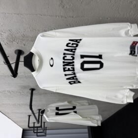 Balenciaga Basketball Series Letter Print Round Neck Long Sleeve 1