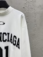 Balenciaga Basketball Series Letter Print Round Neck Long Sleeve 1 - 图片 5