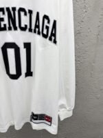 Balenciaga Basketball Series Letter Print Round Neck Long Sleeve 1 - 图片 7