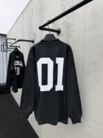 Balenciaga Basketball Series Letter Print Round Neck Long Sleeve 2 - 图片 2