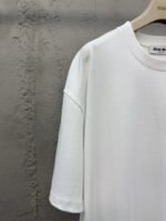 Miu Miu Embroidered Letter Short Sleeve 2 - 图片 4
