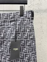 Fendi Full Print FF Denim Shorts - 图片 5