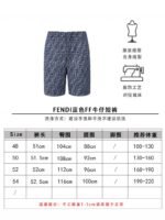 Fendi Full Print FF Denim Shorts - 图片 10