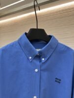 Miu Miu Poplin Textured Waist-Defining Jacket - 图片 3