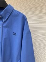 Miu Miu Poplin Textured Waist-Defining Jacket - 图片 5