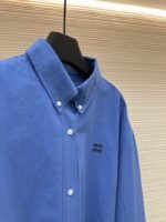 Miu Miu Poplin Textured Waist-Defining Jacket - 图片 8