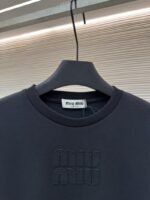 Miu Miu Embroidered Burnout Logo Long Sleeve 2 - 图片 3