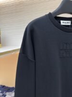 Miu Miu Embroidered Burnout Logo Long Sleeve 2 - 图片 4