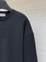 Miu Miu Embroidered Burnout Logo Long Sleeve 2 - 图片 5