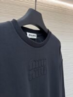 Miu Miu Embroidered Burnout Logo Long Sleeve 2 - 图片 8