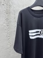 Maison Margiela Label Print Short-Sleeve T-Shirt - 图片 4